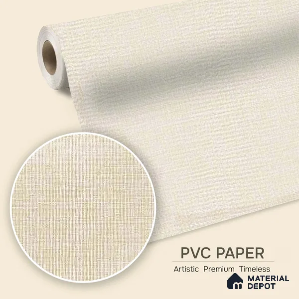 12112 | 5 Meter x 42 Inches Fabric Look Wallpaper - 57.41 Sq. Ft. | Minimum 10% wastage during installation