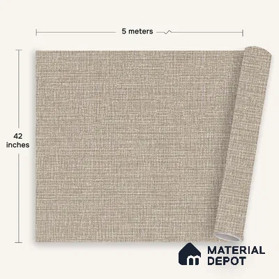 12113 | 5 Meter x 42 Inches Fabric Look Wallpaper - 57.41 Sq. Ft. | Minimum 10% wastage during installation