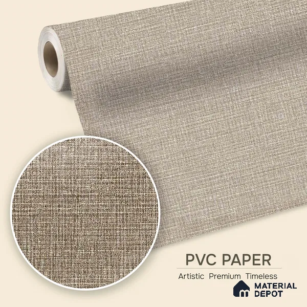 12113 | 5 Meter x 42 Inches Fabric Look Wallpaper - 57.41 Sq. Ft. | Minimum 10% wastage during installation