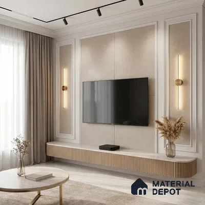 12113 | 5 Meter x 42 Inches Fabric Look Wallpaper - 57.41 Sq. Ft. | Minimum 10% wastage during installation