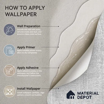 12166 | 5 Meter x 42 Inches Fabric Look Wallpaper - 57.41 Sq. Ft. | Minimum 10% wastage during installation
