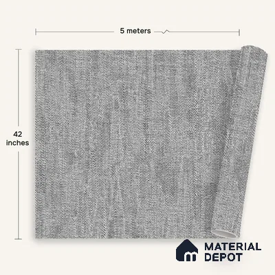 12167 | 5 Meter x 42 Inches Fabric Look Wallpaper - 57.41 Sq. Ft. | Minimum 10% wastage during installation