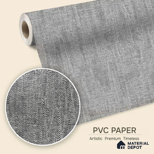 12167 | 5 Meter x 42 Inches Fabric Look Wallpaper - 57.41 Sq. Ft. | Minimum 10% wastage during installation