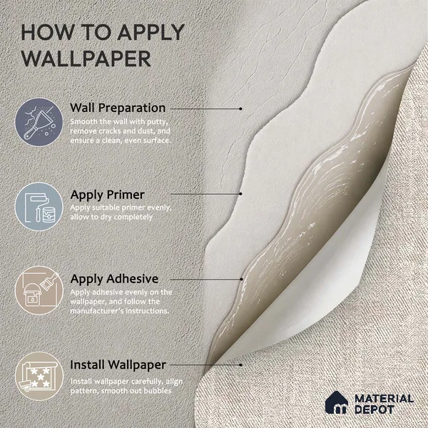 12162 | 5 Meter x 42 Inches Fabric Look Wallpaper - 57.41 Sq. Ft. | Minimum 10% wastage during installation