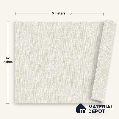 12163 | 5 Meter x 42 Inches Fabric Look Wallpaper - 57.41 Sq. Ft. | Minimum 10% wastage during installation
