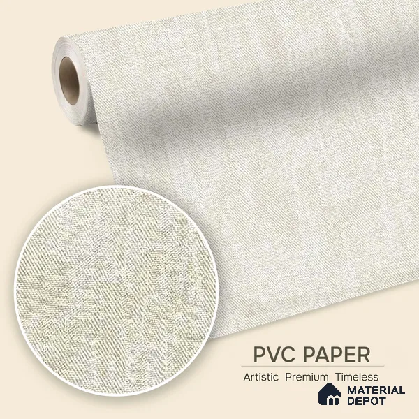 12163 | 5 Meter x 42 Inches Fabric Look Wallpaper - 57.41 Sq. Ft. | Minimum 10% wastage during installation