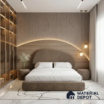 12165 | 5 Meter x 42 Inches Fabric Look Wallpaper - 57.41 Sq. Ft. | Minimum 10% wastage during installation