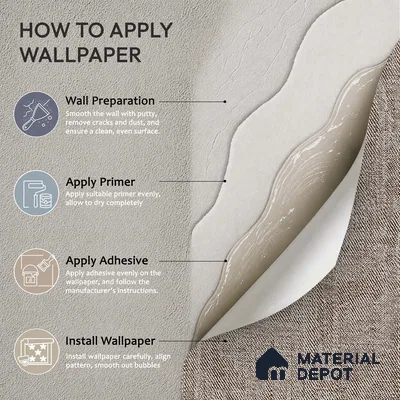 12165 | 5 Meter x 42 Inches Fabric Look Wallpaper - 57.41 Sq. Ft. | Minimum 10% wastage during installation