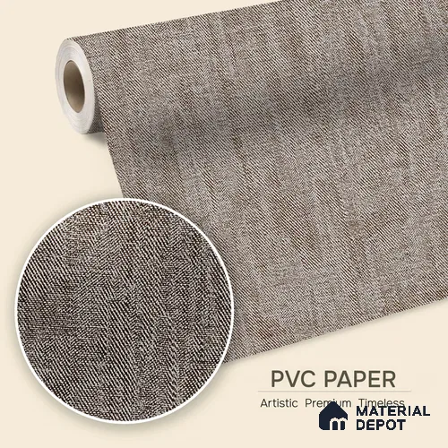12165 | 5 Meter x 42 Inches Fabric Look Wallpaper - 57.41 Sq. Ft. | Minimum 10% wastage during installation