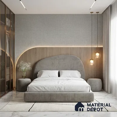 12161 | 5 Meter x 42 Inches Fabric Look Wallpaper - 57.41 Sq. Ft. | Minimum 10% wastage during installation
