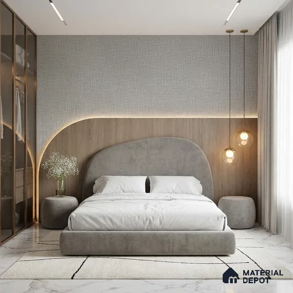 12161 | 5 Meter x 42 Inches Fabric Look Wallpaper - 57.41 Sq. Ft. | Minimum 10% wastage during installation