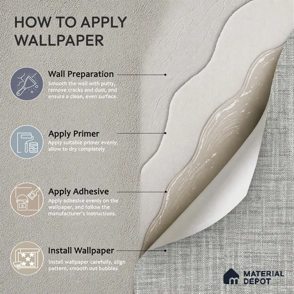 12161 | 5 Meter x 42 Inches Fabric Look Wallpaper - 57.41 Sq. Ft. | Minimum 10% wastage during installation