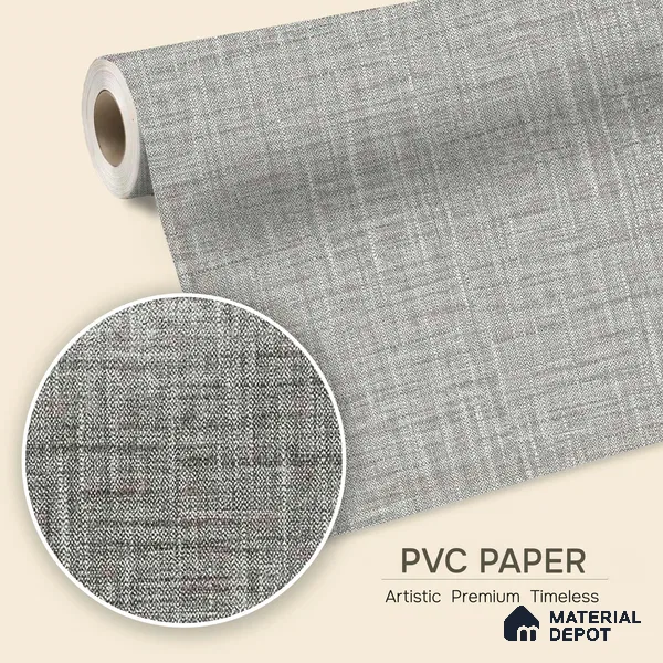 12161 | 5 Meter x 42 Inches Fabric Look Wallpaper - 57.41 Sq. Ft. | Minimum 10% wastage during installation