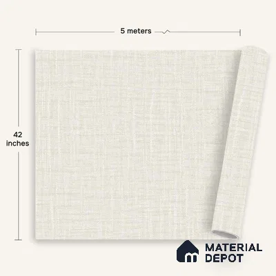 12155 | 5 Meter x 42 Inches Fabric Look Wallpaper - 57.41 Sq. Ft. | Minimum 10% wastage during installation