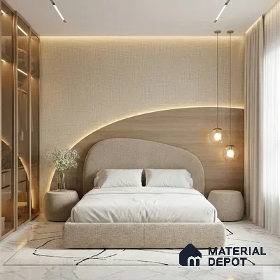 12154 | 5 Meter x 42 Inches Fabric Look Wallpaper - 57.41 Sq. Ft. | Minimum 10% wastage during installation