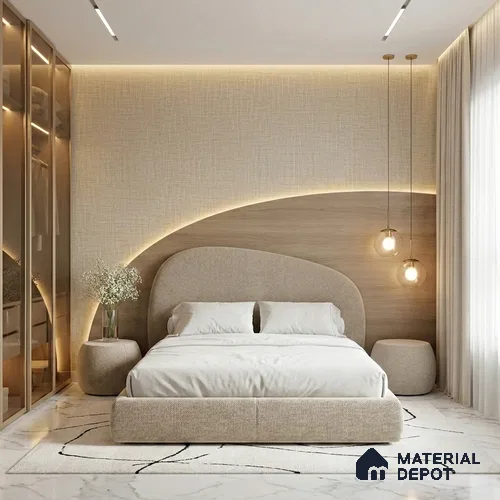 12154 | 5 Meter x 42 Inches Fabric Look Wallpaper - 57.41 Sq. Ft. | Minimum 10% wastage during installation