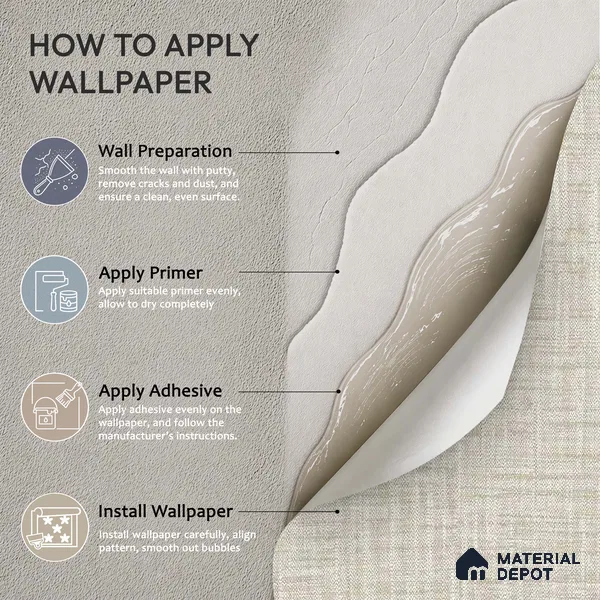 12154 | 5 Meter x 42 Inches Fabric Look Wallpaper - 57.41 Sq. Ft. | Minimum 10% wastage during installation