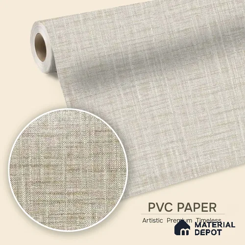 12154 | 5 Meter x 42 Inches Fabric Look Wallpaper - 57.41 Sq. Ft. | Minimum 10% wastage during installation