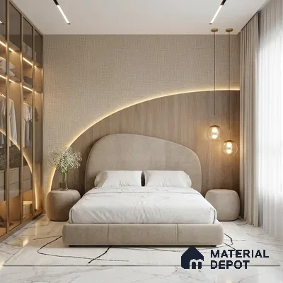 12157 | 5 Meter x 42 Inches Fabric Look Wallpaper - 57.41 Sq. Ft. | Minimum 10% wastage during installation