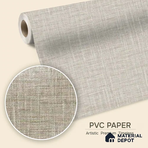 12156 | 5 Meter x 42 Inches Fabric Look Wallpaper - 57.41 Sq. Ft. | Minimum 10% wastage during installation