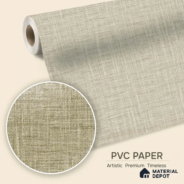 12159 | 5 Meter x 42 Inches Fabric Look Wallpaper - 57.41 Sq. Ft. | Minimum 10% wastage during installation