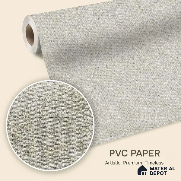 12143 | 5 Meter x 42 Inches Fabric Look Wallpaper - 57.41 Sq. Ft. | Minimum 10% wastage during installation