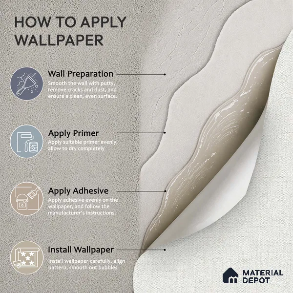 12150 | 5 Meter x 42 Inches Fabric Look Wallpaper - 57.41 Sq. Ft. | Minimum 10% wastage during installation