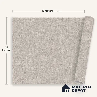 12148 | 5 Meter x 42 Inches Fabric Look Wallpaper - 57.41 Sq. Ft. | Minimum 10% wastage during installation