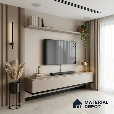 12148 | 5 Meter x 42 Inches Fabric Look Wallpaper - 57.41 Sq. Ft. | Minimum 10% wastage during installation
