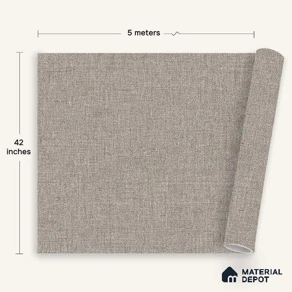 12149 | 5 Meter x 42 Inches Fabric Look Wallpaper - 57.41 Sq. Ft. | Minimum 10% wastage during installation