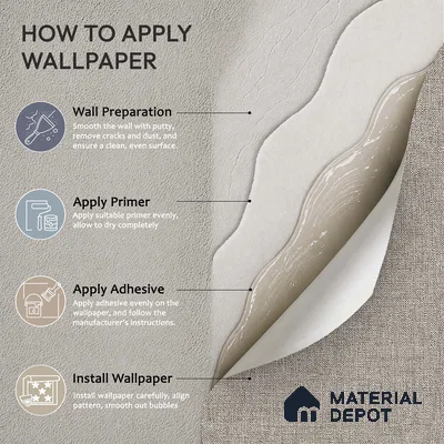 12149 | 5 Meter x 42 Inches Fabric Look Wallpaper - 57.41 Sq. Ft. | Minimum 10% wastage during installation