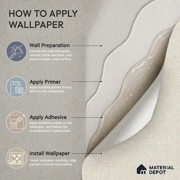 12144 | 5 Meter x 42 Inches Fabric Look Wallpaper - 57.41 Sq. Ft. | Minimum 10% wastage during installation