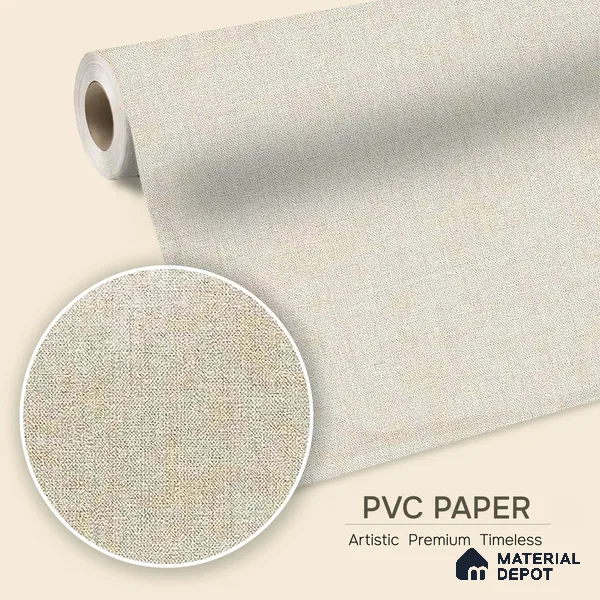 12144 | 5 Meter x 42 Inches Fabric Look Wallpaper - 57.41 Sq. Ft. | Minimum 10% wastage during installation