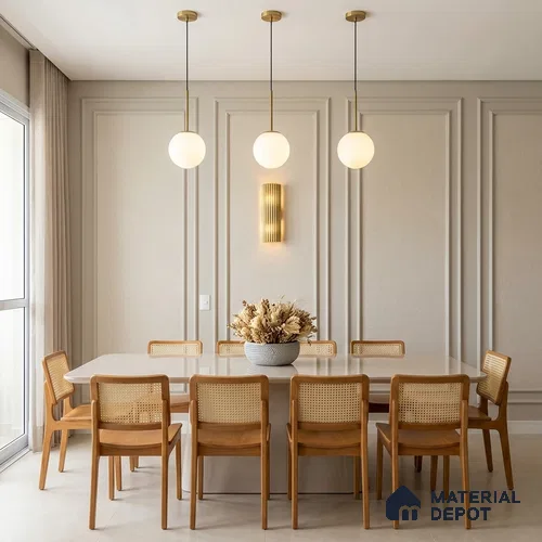 12144 | 5 Meter x 42 Inches Fabric Look Wallpaper - 57.41 Sq. Ft. | Minimum 10% wastage during installation