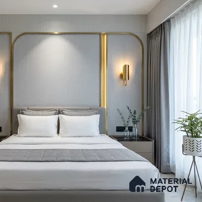 12151 | 5 Meter x 42 Inches Fabric Look Wallpaper - 57.41 Sq. Ft. | Minimum 10% wastage during installation