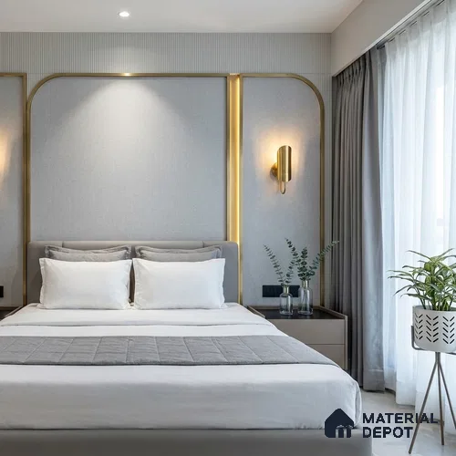 12151 | 5 Meter x 42 Inches Fabric Look Wallpaper - 57.41 Sq. Ft. | Minimum 10% wastage during installation