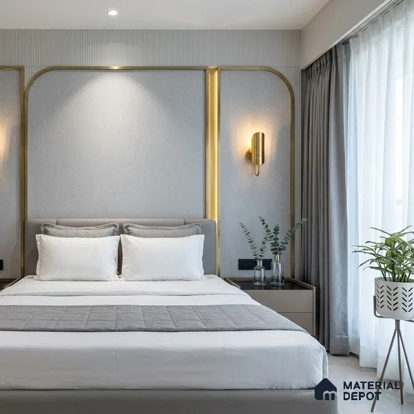 12151 | 5 Meter x 42 Inches Fabric Look Wallpaper - 57.41 Sq. Ft. | Minimum 10% wastage during installation