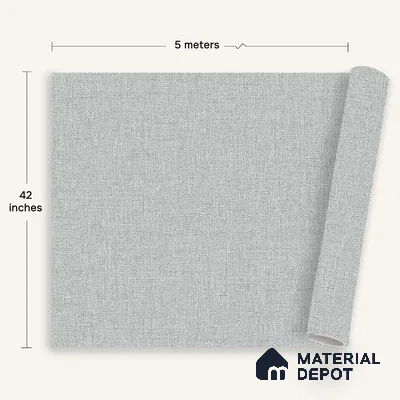 12152 | 5 Meter x 42 Inches Fabric Look Wallpaper - 57.41 Sq. Ft. | Minimum 10% wastage during installation