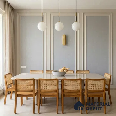 12152 | 5 Meter x 42 Inches Fabric Look Wallpaper - 57.41 Sq. Ft. | Minimum 10% wastage during installation