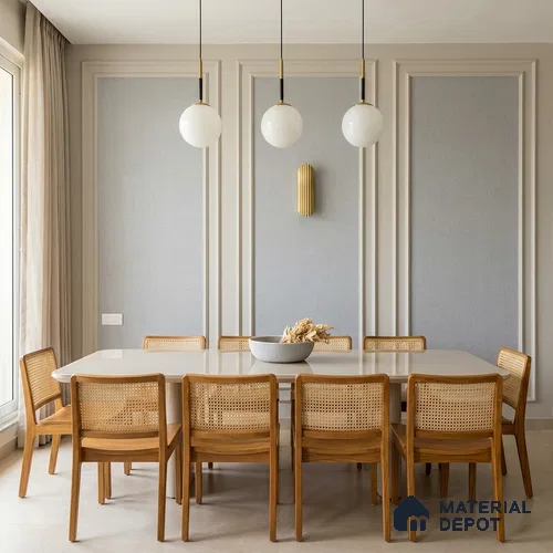 12152 | 5 Meter x 42 Inches Fabric Look Wallpaper - 57.41 Sq. Ft. | Minimum 10% wastage during installation