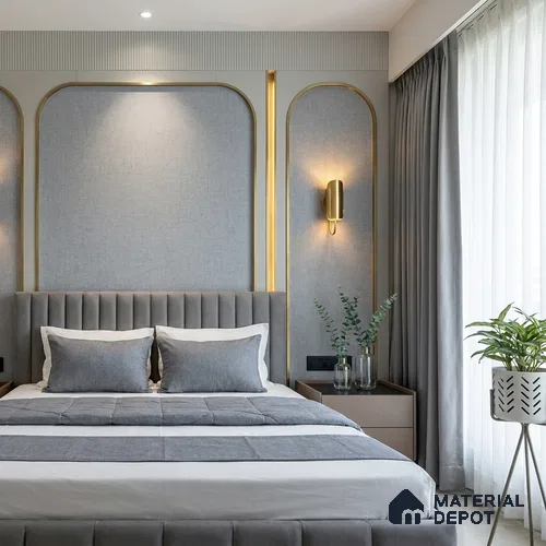 12153 | 5 Meter x 42 Inches Fabric Look Wallpaper - 57.41 Sq. Ft. | Minimum 10% wastage during installation