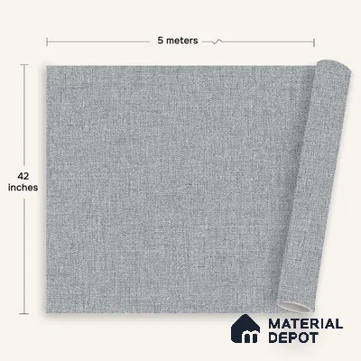 12153 | 5 Meter x 42 Inches Fabric Look Wallpaper - 57.41 Sq. Ft. | Minimum 10% wastage during installation