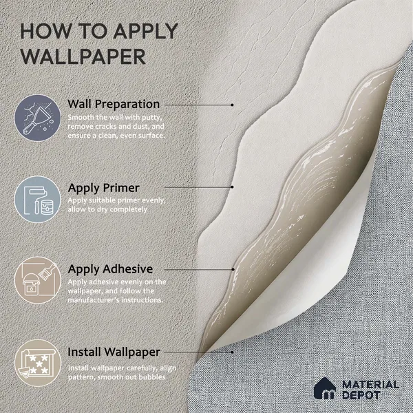 12153 | 5 Meter x 42 Inches Fabric Look Wallpaper - 57.41 Sq. Ft. | Minimum 10% wastage during installation