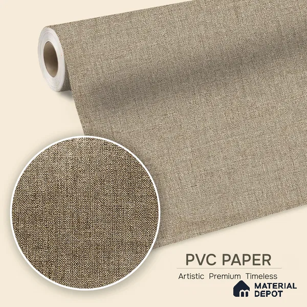 12146 | 5 Meter x 42 Inches Fabric Look Wallpaper - 57.41 Sq. Ft. | Minimum 10% wastage during installation