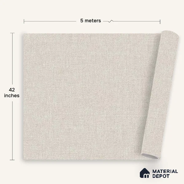 12147 | 5 Meter x 42 Inches Fabric Look Wallpaper - 57.41 Sq. Ft.