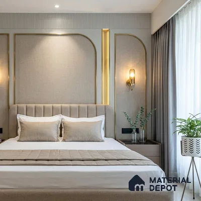 12145 | 5 Meter x 42 Inches Fabric Look Wallpaper - 57.41 Sq. Ft. | Minimum 10% wastage during installation