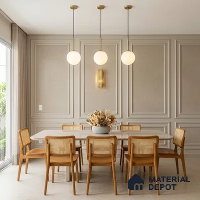 12145 | 5 Meter x 42 Inches Fabric Look Wallpaper - 57.41 Sq. Ft. | Minimum 10% wastage during installation