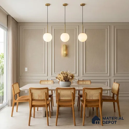 12145 | 5 Meter x 42 Inches Fabric Look Wallpaper - 57.41 Sq. Ft. | Minimum 10% wastage during installation