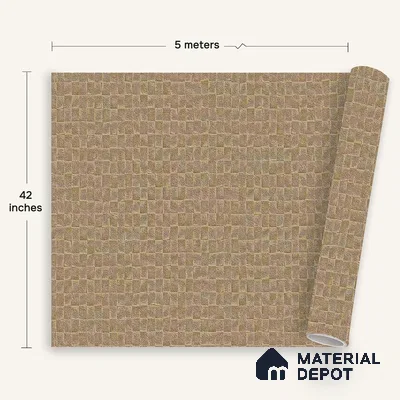 12168 | 5 Meter x 42 Inches Texture Look Wallpaper - 57.41 Sq. Ft. | Minimum 15% wastage during installation