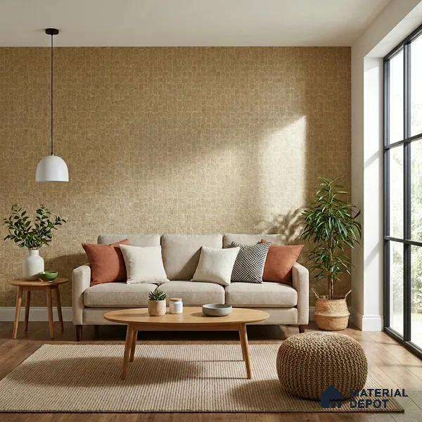 12168 | 5 Meter x 42 Inches Texture Look Wallpaper - 57.41 Sq. Ft. | Minimum 15% wastage during installation